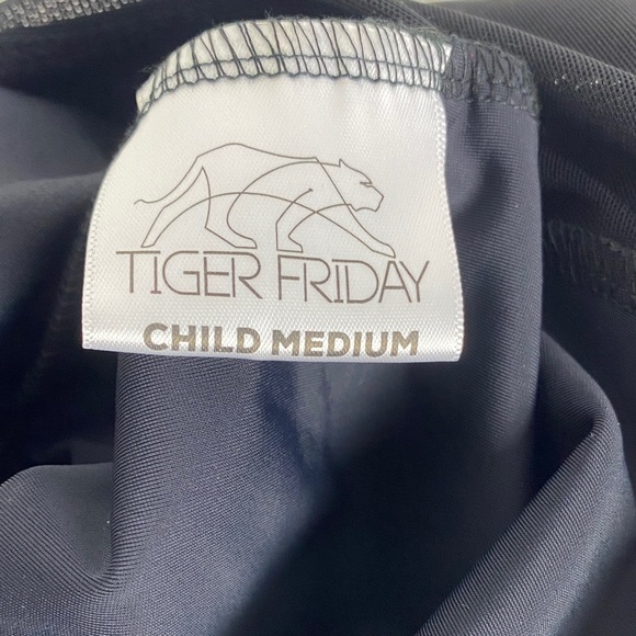 Tiger Friday Leotard black Girls Size Medium - Picture 5 of 6